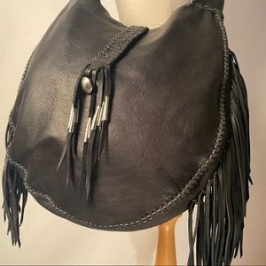 Our Mother The Mountain Leather Fringe Bag
by Native Rainbow